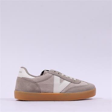 Victoria Berlin Corduroy Gumsole Trainer - Taupe